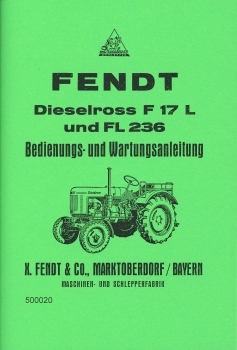 Betriebsanleitung Dieselross F 17 L + FL 236 ( 01.57 )